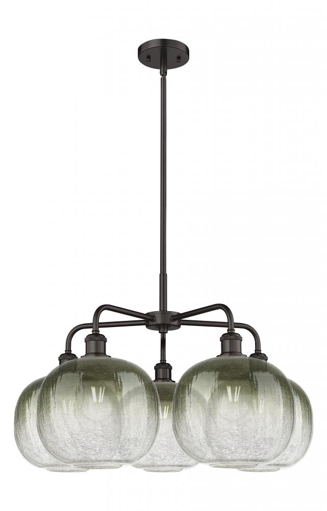 Brookhaven Sphere - 5 Light - 29 inch - Oil Rubbed Bronze - Stem hung - Chandelier