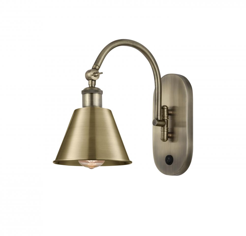 Smithfield - 1 Light - 7 inch - Antique Brass - Adjustable Swing Arm