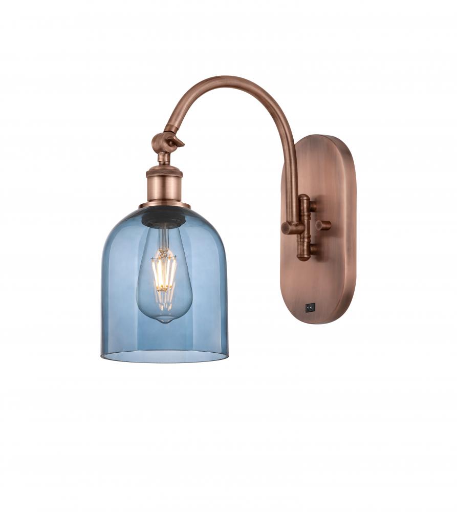 Bella - 1 Light - 6 inch - Antique Copper - Adjustable Swing Arm