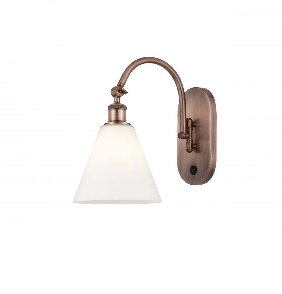 Berkshire - 1 Light - 8 inch - Antique Copper - Sconce