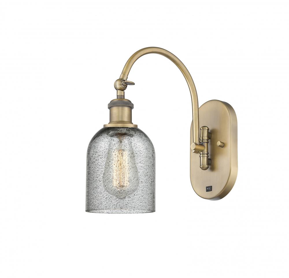 Caledonia - 1 Light - 5 inch - Brushed Brass - Adjustable Swing Arm