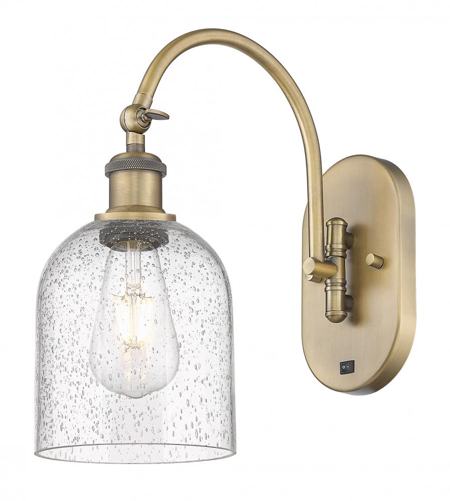 Bella - 1 Light - 6 inch - Brushed Brass - Adjustable Swing Arm