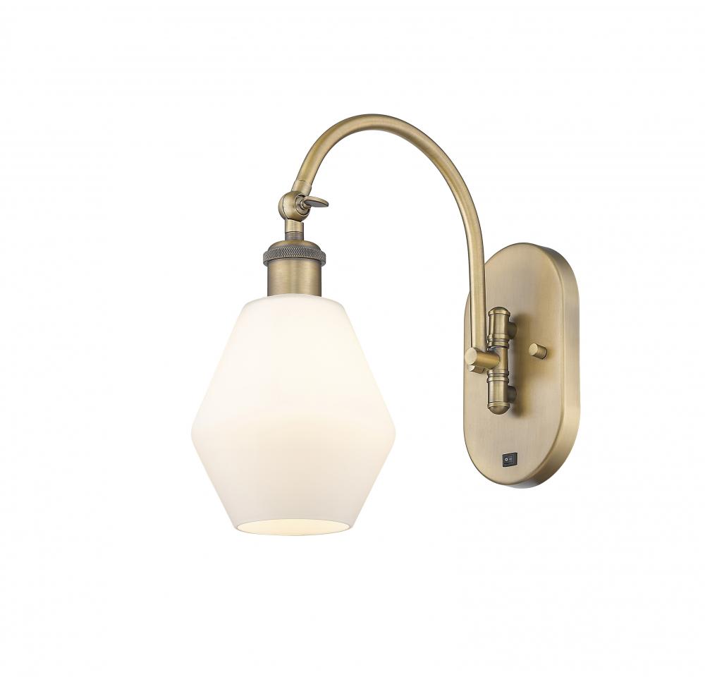 Cindyrella - 1 Light - 6 inch - Brushed Brass - Adjustable Swing Arm
