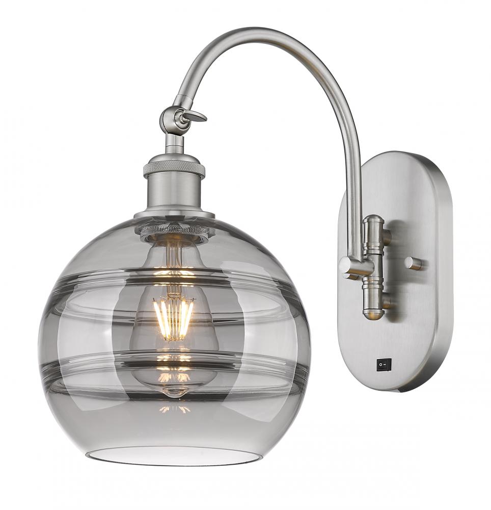 Rochester - 1 Light - 8 inch - Brushed Satin Nickel - Adjustable Swing Arm