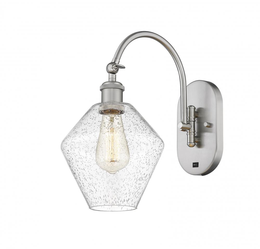 Cindyrella - 1 Light - 8 inch - Brushed Satin Nickel - Adjustable Swing Arm