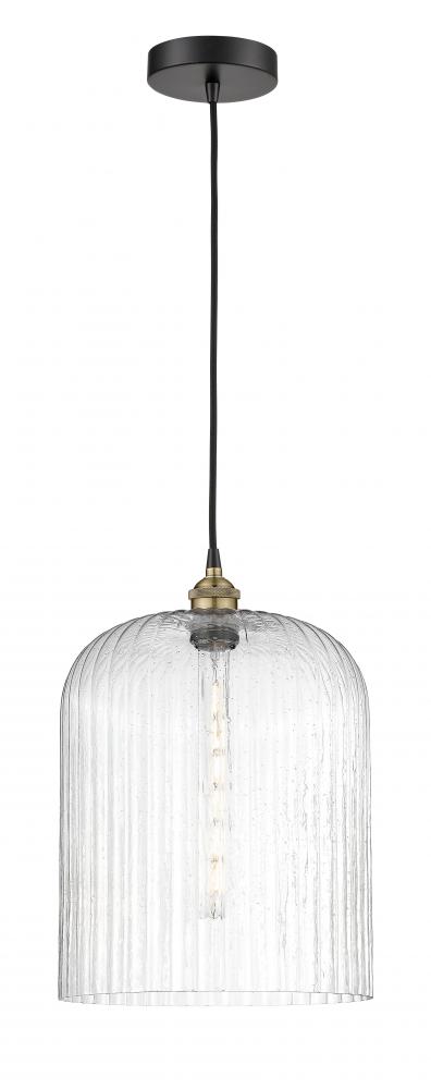 Bridal Veil - 1 Light - 5 inch - Black Antique Brass - Cord hung - Mini Pendant