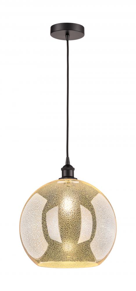 Athens - 1 Light - 14 inch - Oil Rubbed Bronze - Cord hung - Pendant