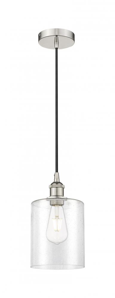 Paladin - 1 Light - 7 inch - Polished Nickel - Cord hung - Mini Pendant