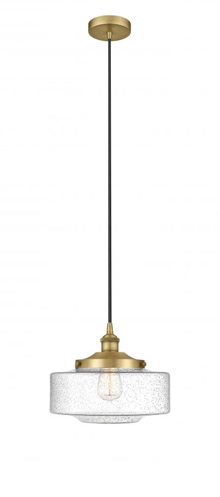 Bridgeton - 1 Light - 12 inch - Brushed Brass - Mini Pendant