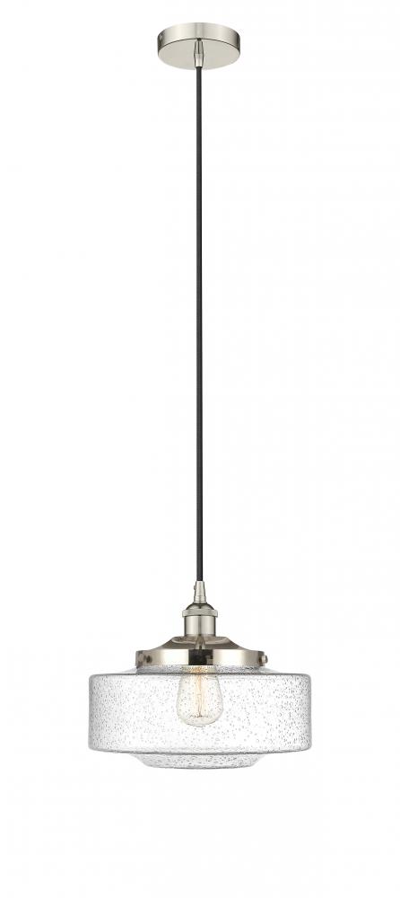 Bridgeton - 1 Light - 12 inch - Polished Nickel - Mini Pendant