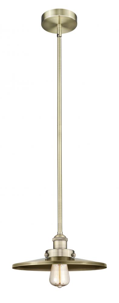 Appalachian - 1 Light - 12 inch - Antique Brass - Stem hung - Mini Pendant