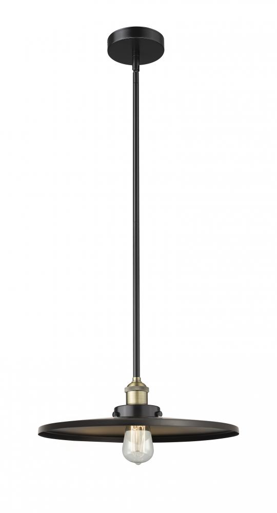 Appalachian - 1 Light - 16 inch - Black Antique Brass - Stem hung - Mini Pendant