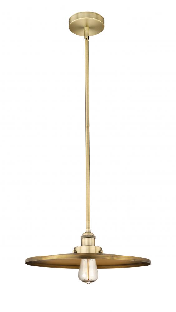 Appalachian - 1 Light - 16 inch - Brushed Brass - Stem hung - Mini Pendant
