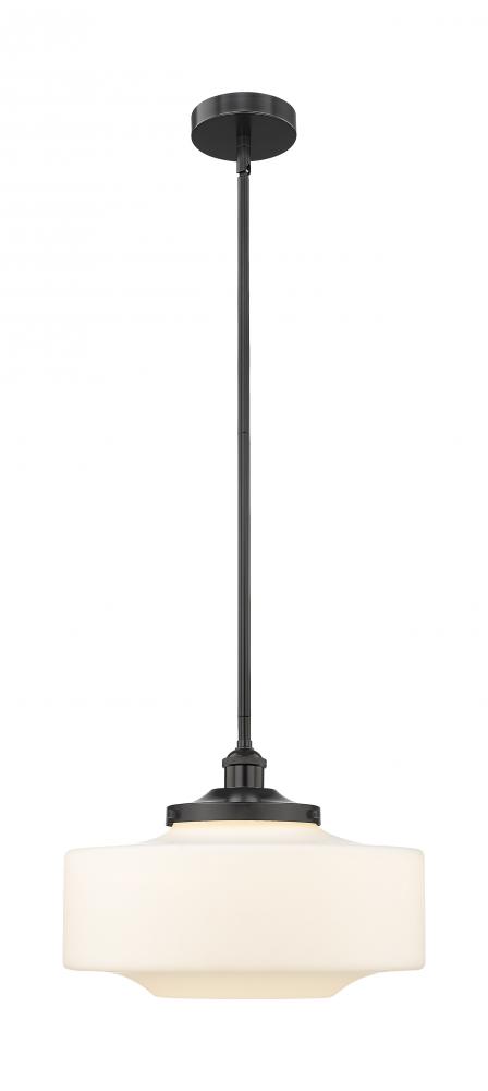 Bridgeton - 1 Light - 16 inch - Matte Black - Stem Hung - Mini Pendant