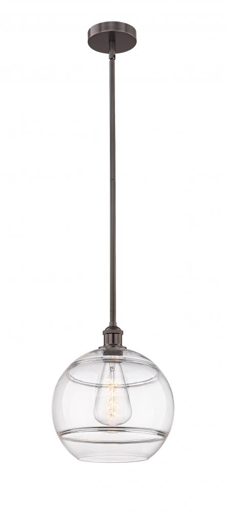 Rochester - 1 Light - 12 inch - Oil Rubbed Bronze - Stem hung - Mini Pendant