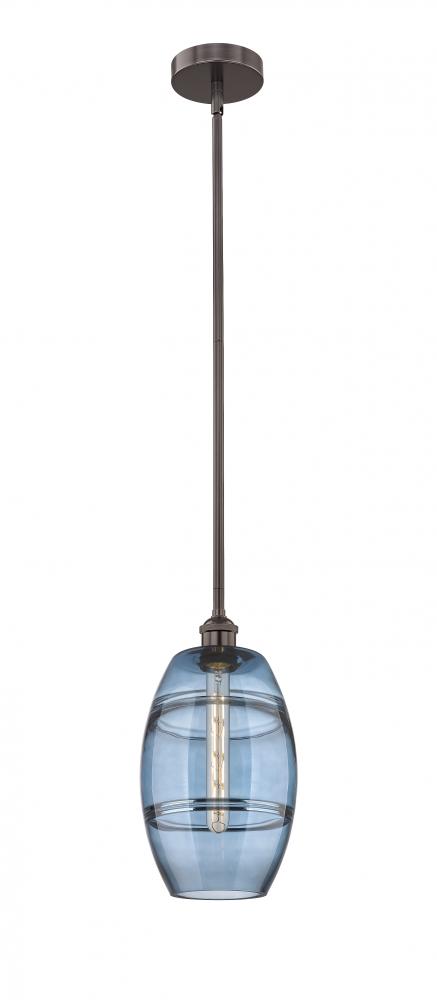 Vaz - 1 Light - 8 inch - Oil Rubbed Bronze - Stem hung - Mini Pendant
