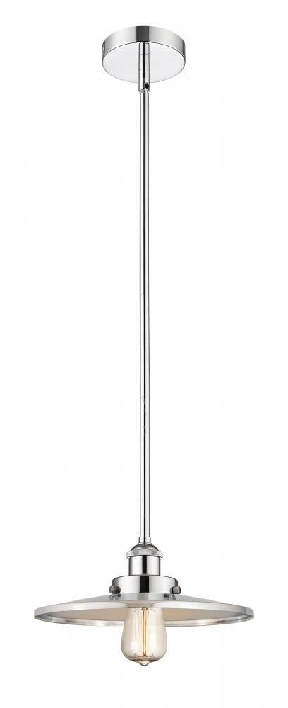 Appalachian - 1 Light - 12 inch - Polished Chrome - Stem hung - Mini Pendant