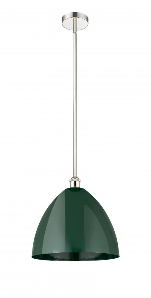 Plymouth - 1 Light - 16 inch - Polished Nickel - Cord hung - Mini Pendant