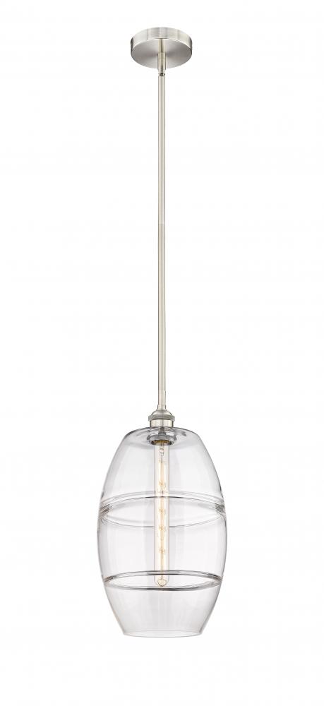 Vaz - 1 Light - 10 inch - Brushed Satin Nickel - Stem hung - Mini Pendant