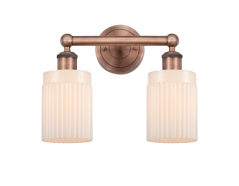 Hadley - 2 Light - 14 inch - Antique Copper - Bath Vanity Light