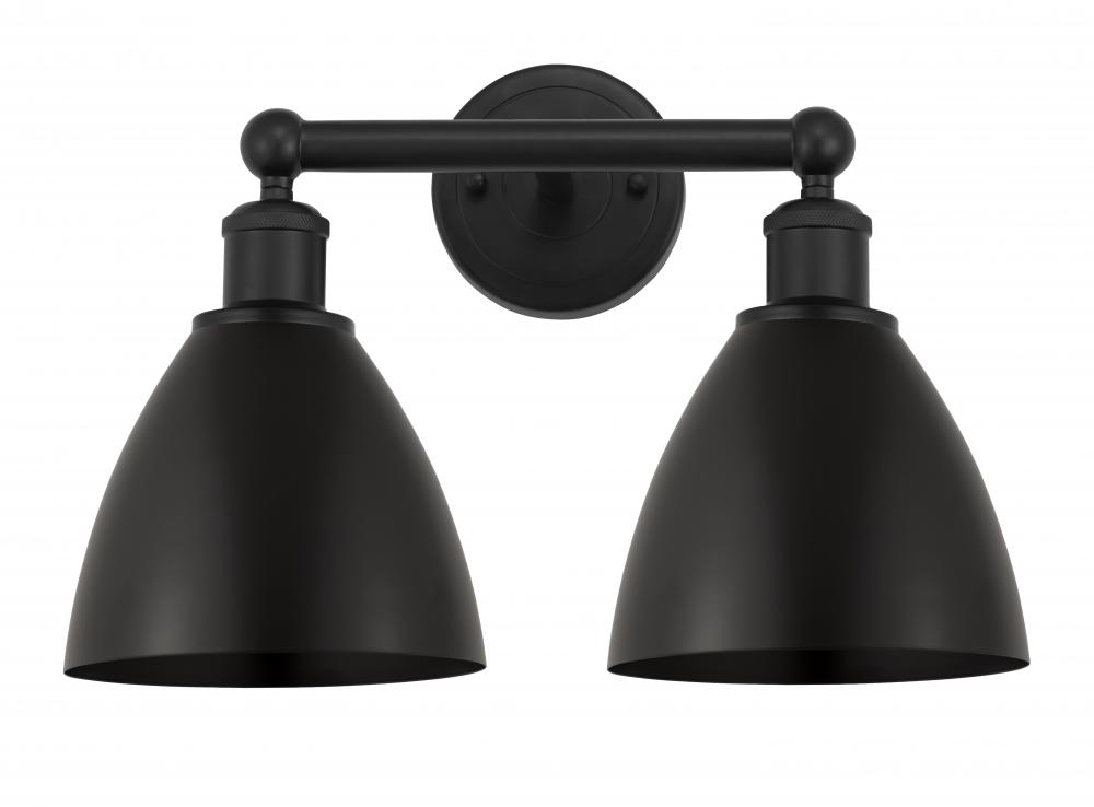 Bristol - 2 Light - 17 inch - Matte Black - Bath Vanity Light