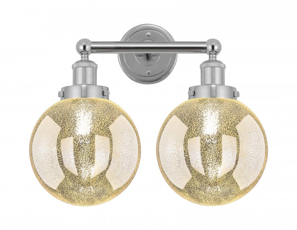 Beacon - 2 Light - 17 inch - Polished Chrome - Bath Vanity Light