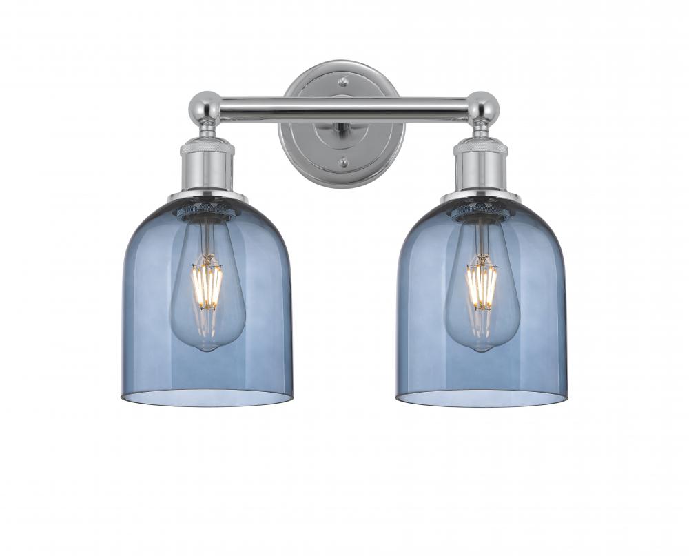 Bella - 2 Light - 15 inch - Polished Chrome - Bath Vanity Light