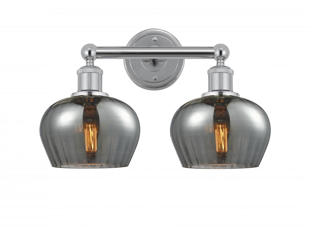 Fenton - 2 Light - 16 inch - Polished Chrome - Bath Vanity Light