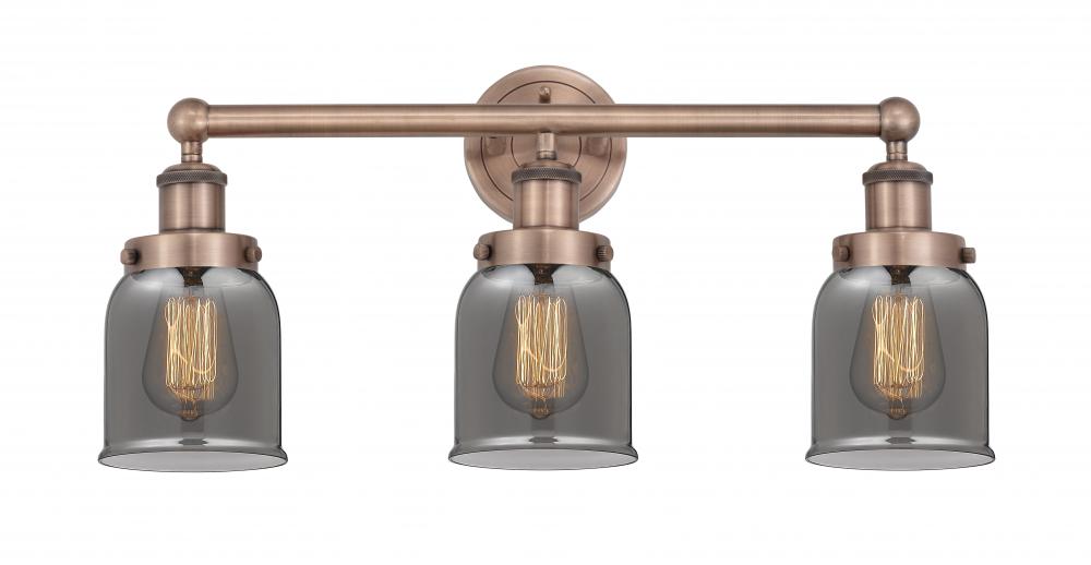 Bell - 3 Light - 23 inch - Antique Copper - Bath Vanity Light