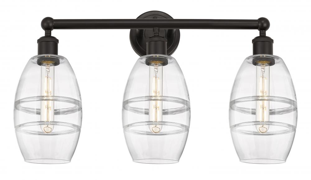 Vaz - 3 Light - 24 inch - Oil Rubbed Bronze - Bath Vanity Light