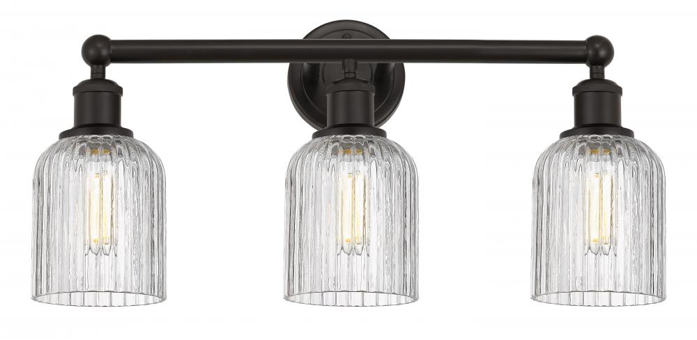 Bridal Veil - 3 Light - 23 inch - Oil Rubbed Bronze - Bath Vanity Light
