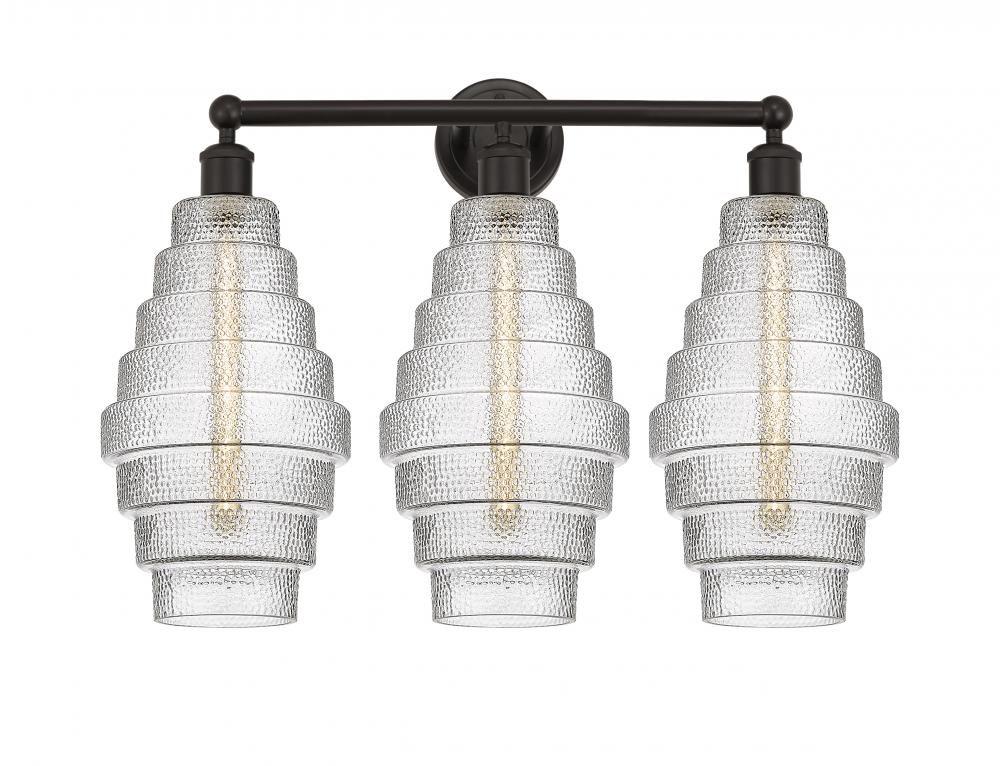 Cascade - 3 Light - 26 inch - Oil Rubbed Bronze - Bath Vanity Light