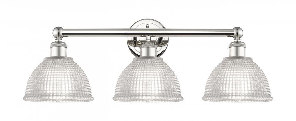 Arietta - 3 Light - 26 inch - Polished Nickel - Bath Vanity Light