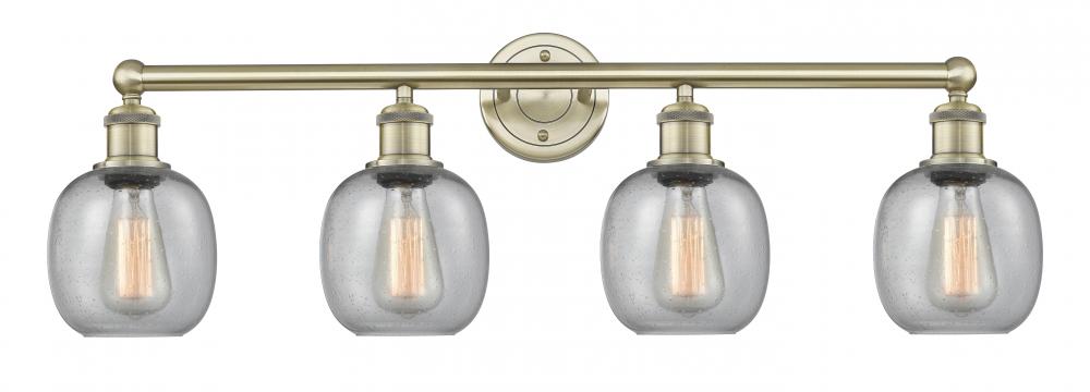 Belfast - 4 Light - 33 inch - Antique Brass - Bath Vanity Light