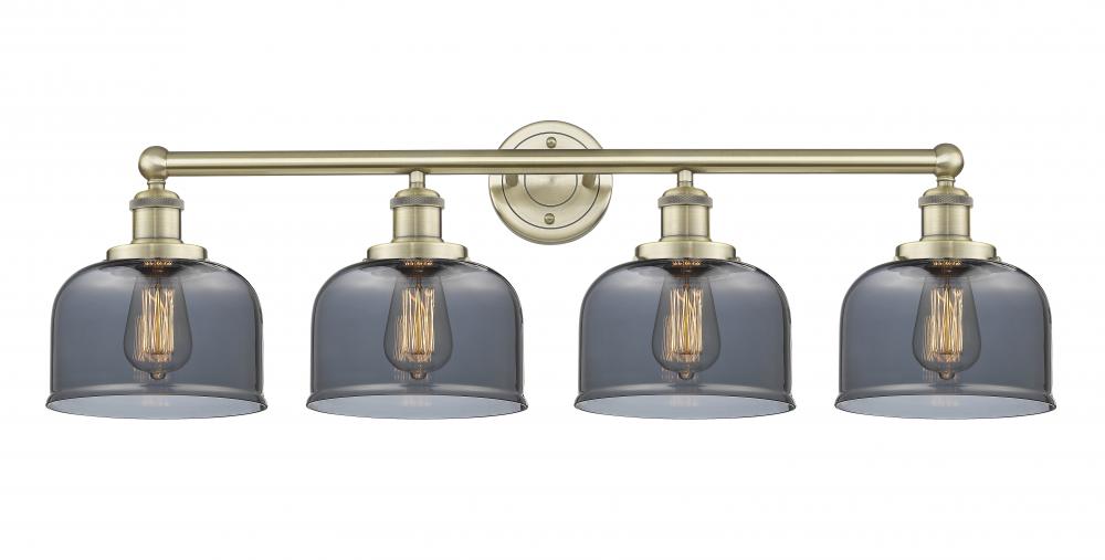 Bell - 4 Light - 35 inch - Antique Brass - Bath Vanity Light