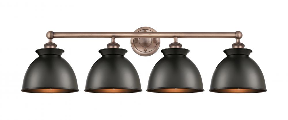 Adirondack - 4 Light - 35 inch - Antique Copper - Bath Vanity Light