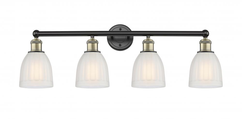 Brookfield - 4 Light - 33 inch - Black Antique Brass - Bath Vanity Light