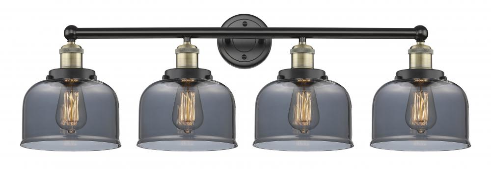 Bell - 4 Light - 35 inch - Black Antique Brass - Bath Vanity Light