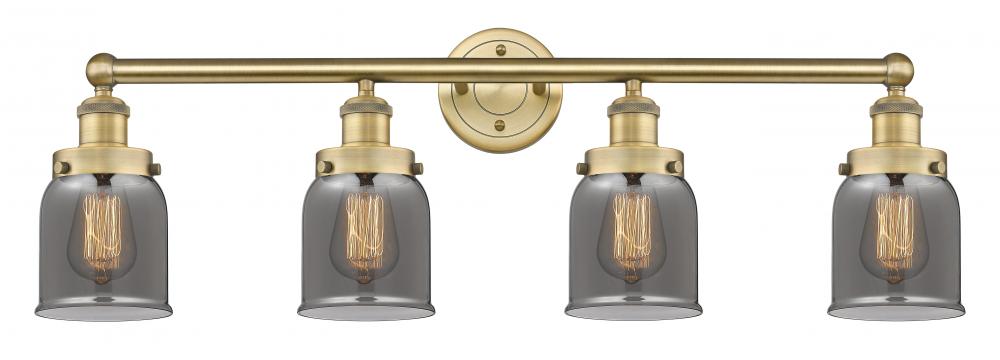 Bell - 4 Light - 32 inch - Brushed Brass - Bath Vanity Light