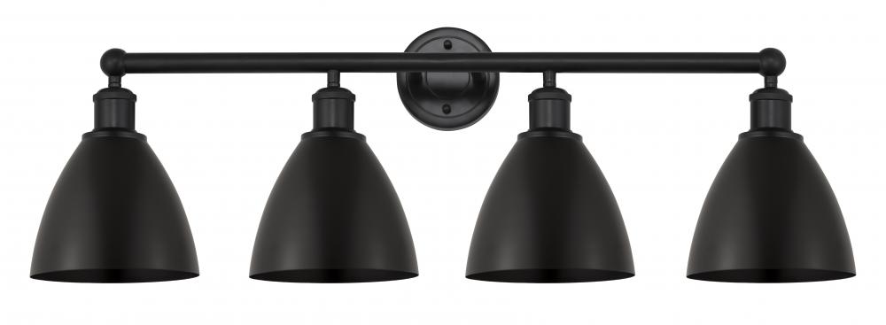 Bristol - 4 Light - 35 inch - Matte Black - Bath Vanity Light