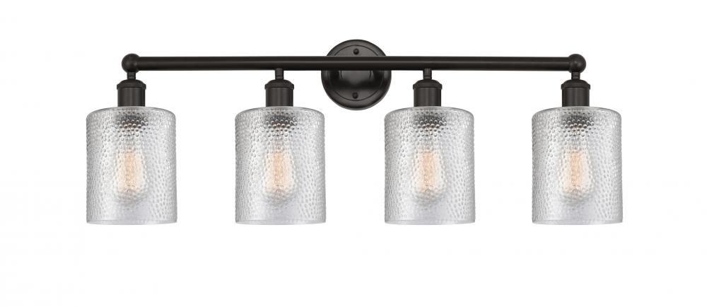 Cobbleskill - 4 Light - 32 inch - Oil Rubbed Bronze - Bath Vanity Light