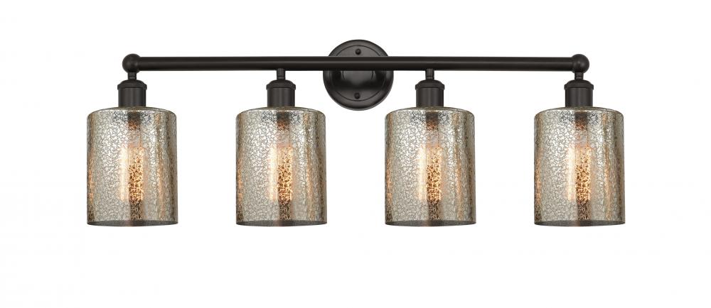 Cobbleskill - 4 Light - 32 inch - Oil Rubbed Bronze - Bath Vanity Light