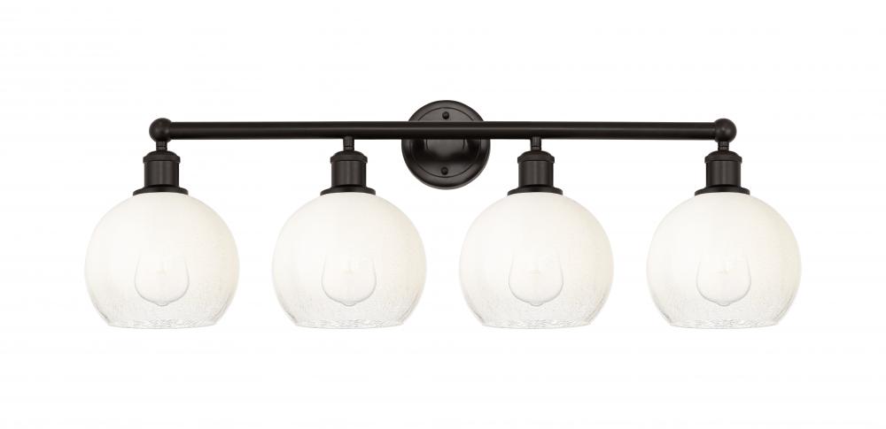 Brookhaven Globe - 4 Light - 35 inch - Oil Rubbed Bronze - Bath Vanity Light