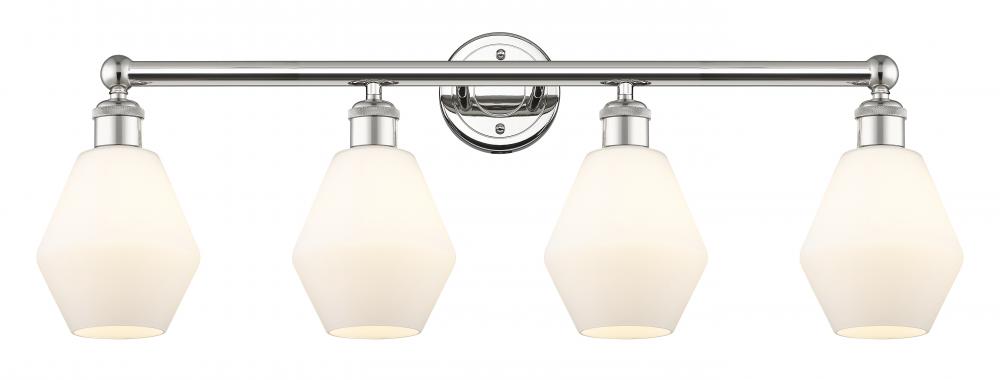 Cindyrella - 4 Light - 33 inch - Polished Nickel - Bath Vanity Light