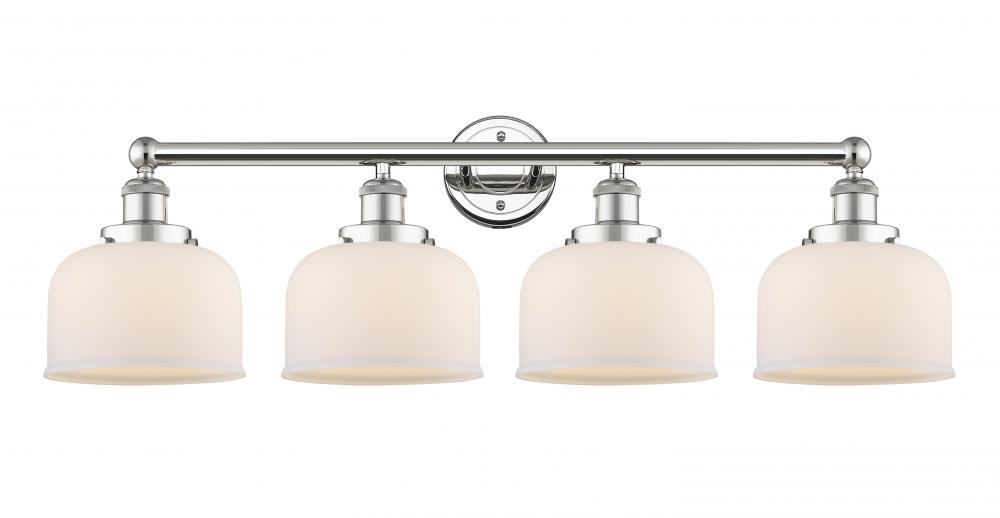Bell - 4 Light - 35 inch - Polished Nickel - Bath Vanity Light