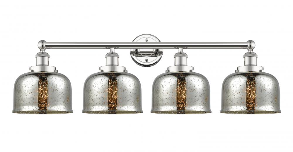 Bell - 4 Light - 35 inch - Polished Nickel - Bath Vanity Light