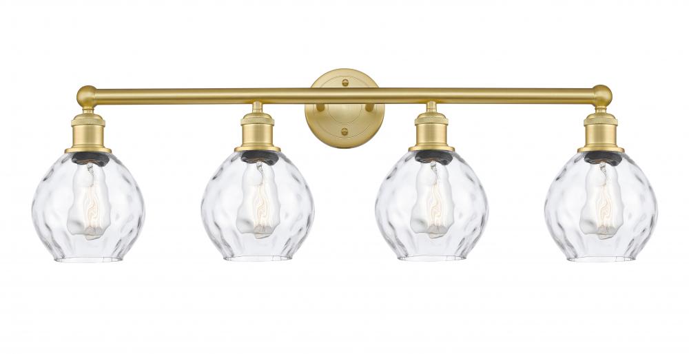 Waverly - 4 Light - 33 inch - Satin Gold - Bath Vanity Light