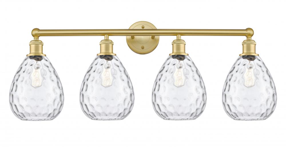 Waverly - 4 Light - 35 inch - Satin Gold - Bath Vanity Light