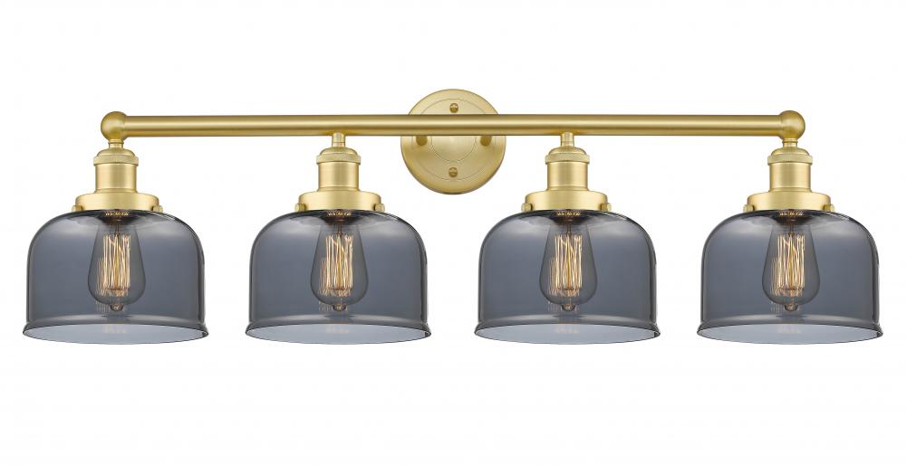 Bell - 4 Light - 35 inch - Satin Gold - Bath Vanity Light