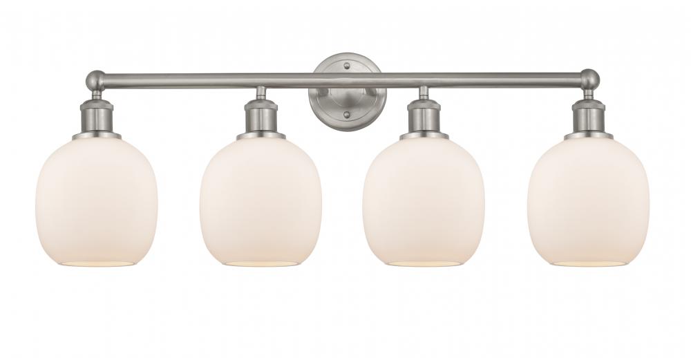 Belfast - 4 Light - 33 inch - Brushed Satin Nickel - Bath Vanity Light